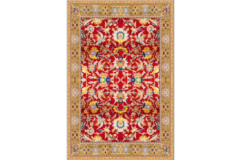 Homefesto Matto 140x220 cm - Monivärinen/Sametti - Kodintekstiilit & matot - Matto - Itämainen matto - Persialainen matto