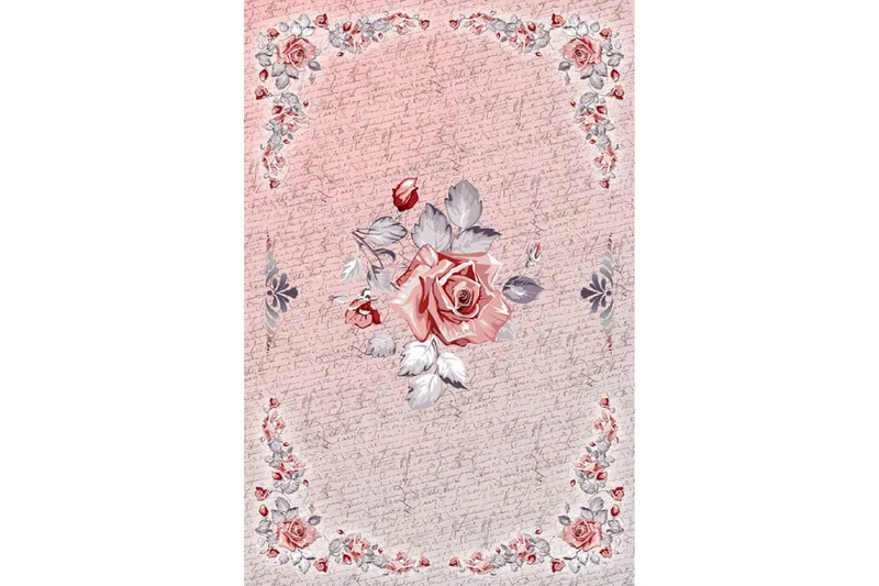 Homefesto Matto 140x220 cm - Monivärinen/Sametti - Kodintekstiilit & matot - Matto - Itämainen matto - Persialainen matto