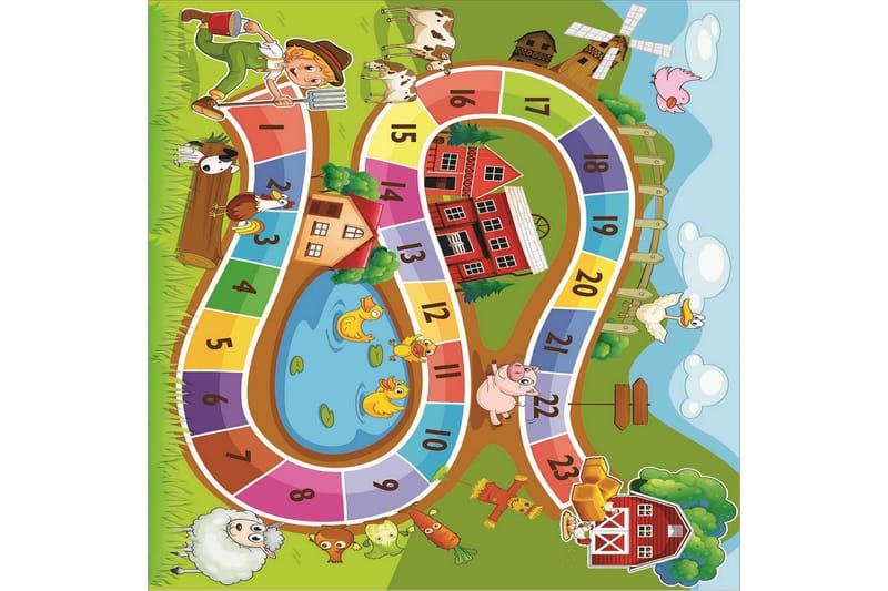 Homefesto Matto 160x230 cm - Monivärinen - Kodintekstiilit & matot - Matto - Itämainen matto - Persialainen matto
