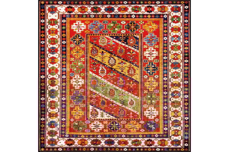 Homefesto Matto 160x230 cm - Monivärinen - Kodintekstiilit & matot - Matto - Itämainen matto - Persialainen matto