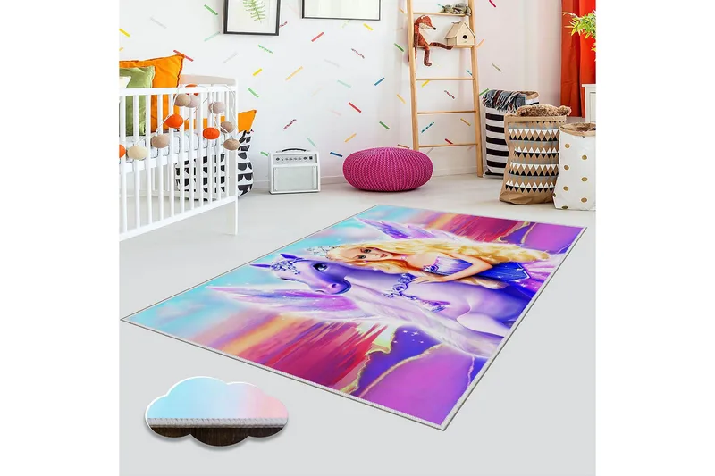 Homefesto Matto 160x230 cm - Monivärinen - Kodintekstiilit & matot - Matto - Itämainen matto - Persialainen matto