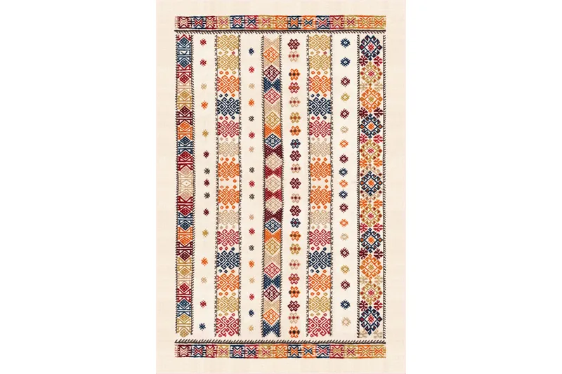 Homefesto Matto 160x230 cm, Monivärinen/Sametti