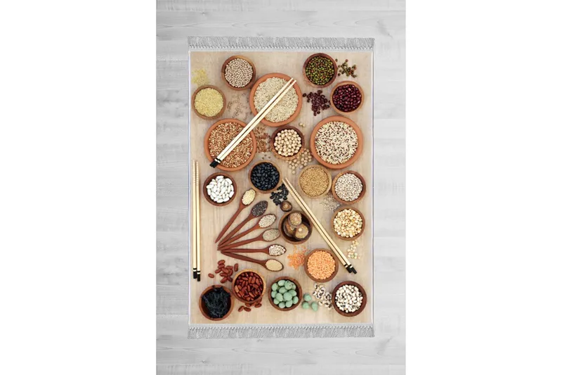 Homefesto Matto 160x230 cm, Monivärinen/Sametti