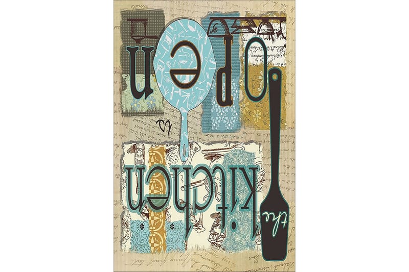 Homefesto Matto 160x230 cm, Monivärinen/Sametti