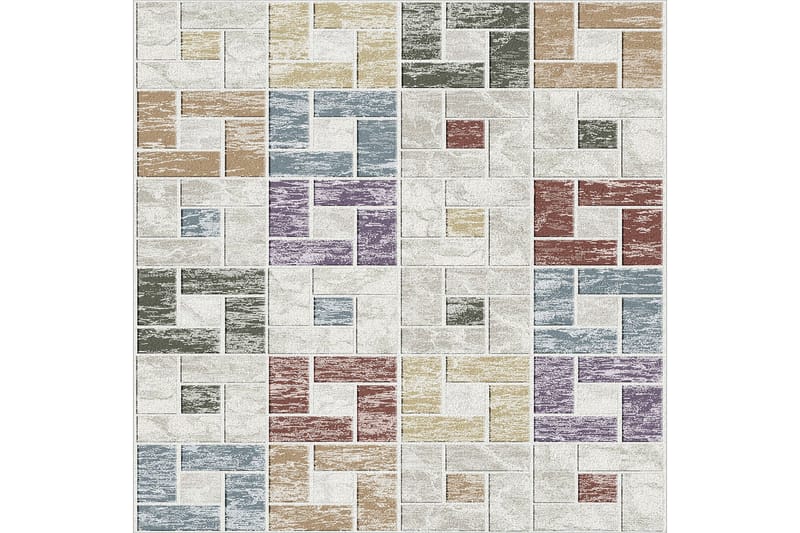 Homefesto Matto 180x280 cm - Monivärinen - Kodintekstiilit & matot - Matto - Itämainen matto - Persialainen matto