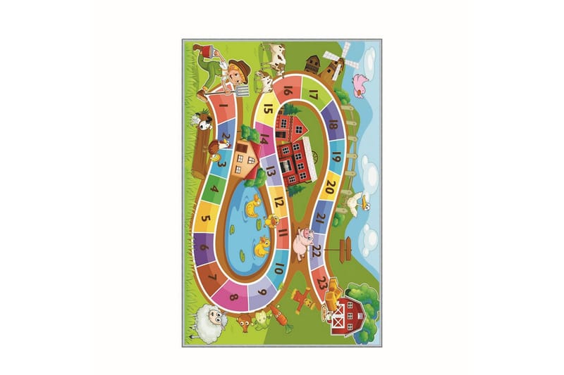 Homefesto Matto 180x280 cm - Monivärinen - Kodintekstiilit & matot - Matto - Itämainen matto - Persialainen matto