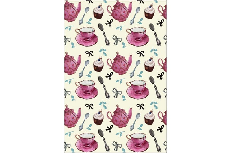 Homefesto Matto 180x280 cm, Monivärinen/Sametti