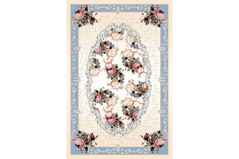 Homefesto Matto 180x280 cm - Monivärinen/Sametti - Kodintekstiilit & matot - Matto - Itämainen matto - Persialainen matto