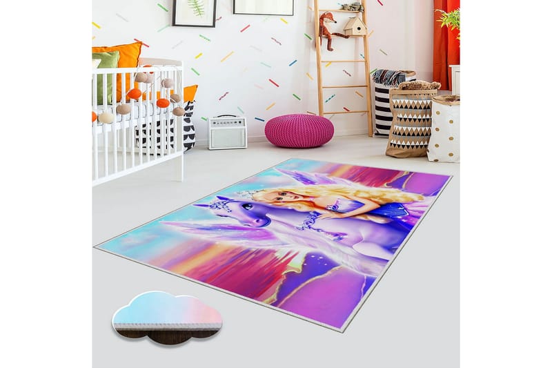 Homefesto Matto 80x120 cm - Monivärinen - Kodintekstiilit & matot - Matto - Itämainen matto - Persialainen matto