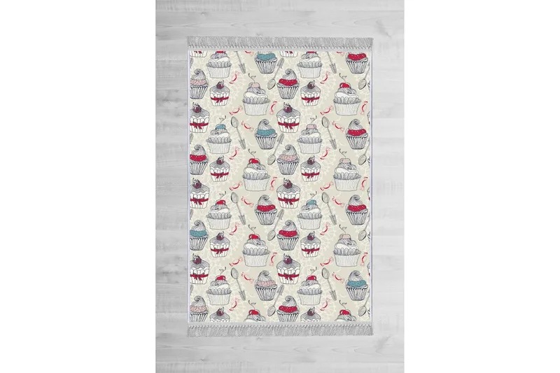 Homefesto Matto 80x120 cm, Monivärinen/Sametti