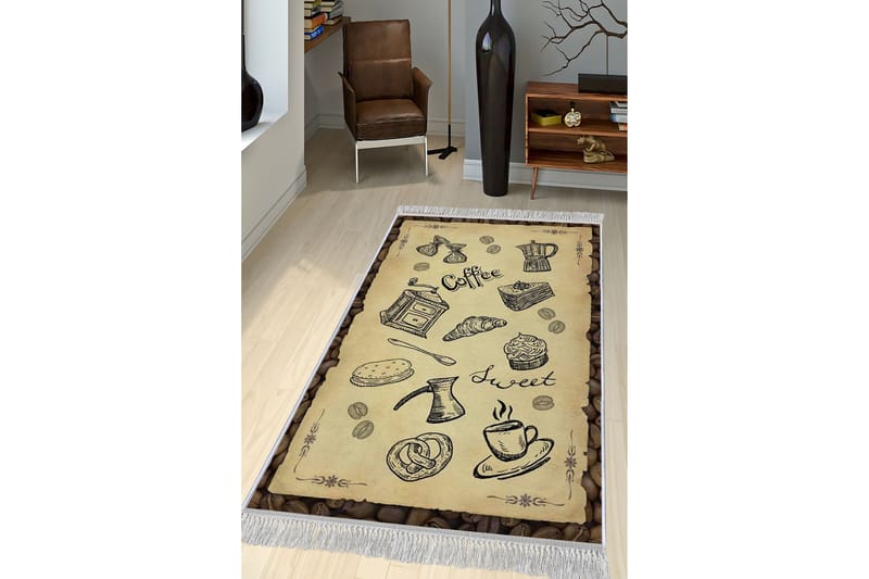 Homefesto Matto 80x120 cm - Monivärinen/Sametti - Kodintekstiilit & matot - Matto - Itämainen matto - Persialainen matto