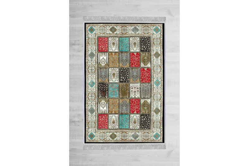 Homefesto Matto 80x120 cm - Monivärinen/Sametti - Kodintekstiilit & matot - Matto - Itämainen matto - Persialainen matto