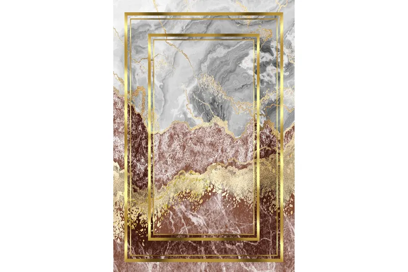 Homefesto Matto 80x120 cm - Monivärinen/Sametti - Kodintekstiilit & matot - Matto - Itämainen matto - Persialainen matto