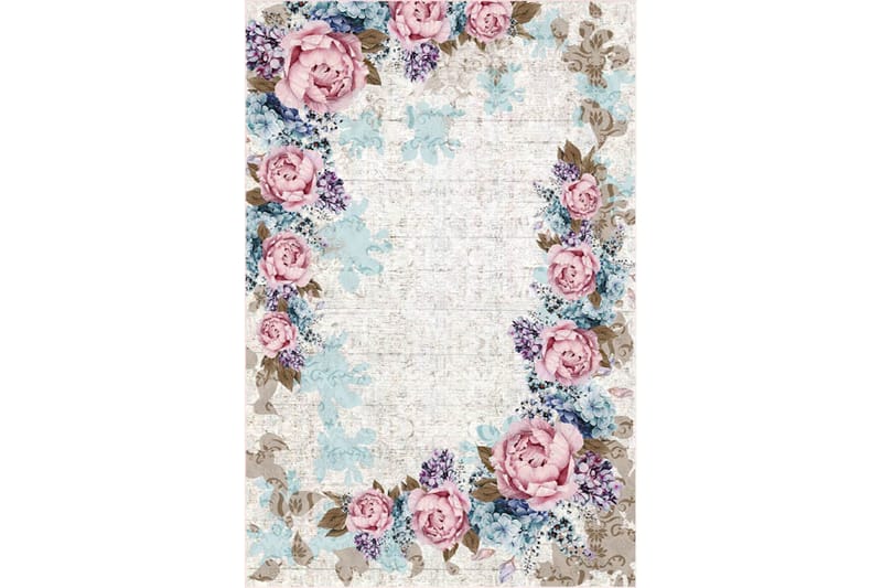 Homefesto Matto 80x120 cm - Monivärinen/Sametti - Kodintekstiilit & matot - Matto - Itämainen matto - Persialainen matto