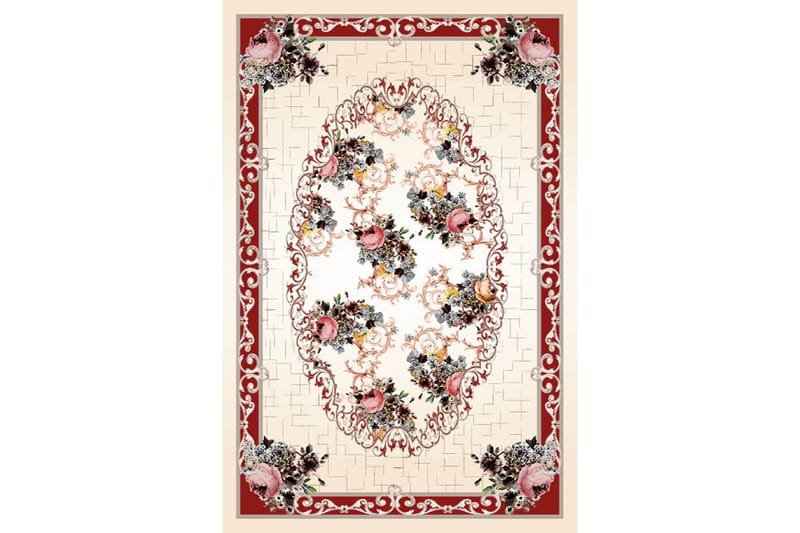 Homefesto Matto 80x120 cm - Monivärinen/Sametti - Kodintekstiilit & matot - Matto - Itämainen matto - Persialainen matto