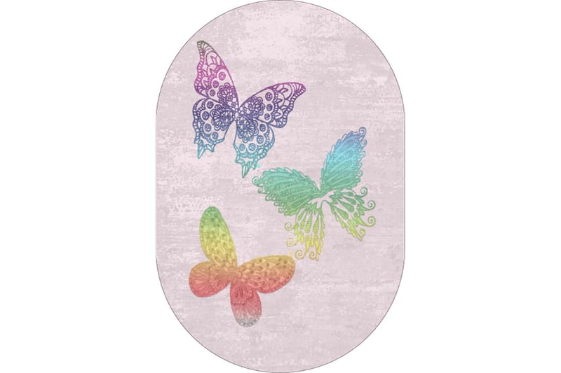 Homefesto Matto 80x120 cm, Monivärinen/Sametti