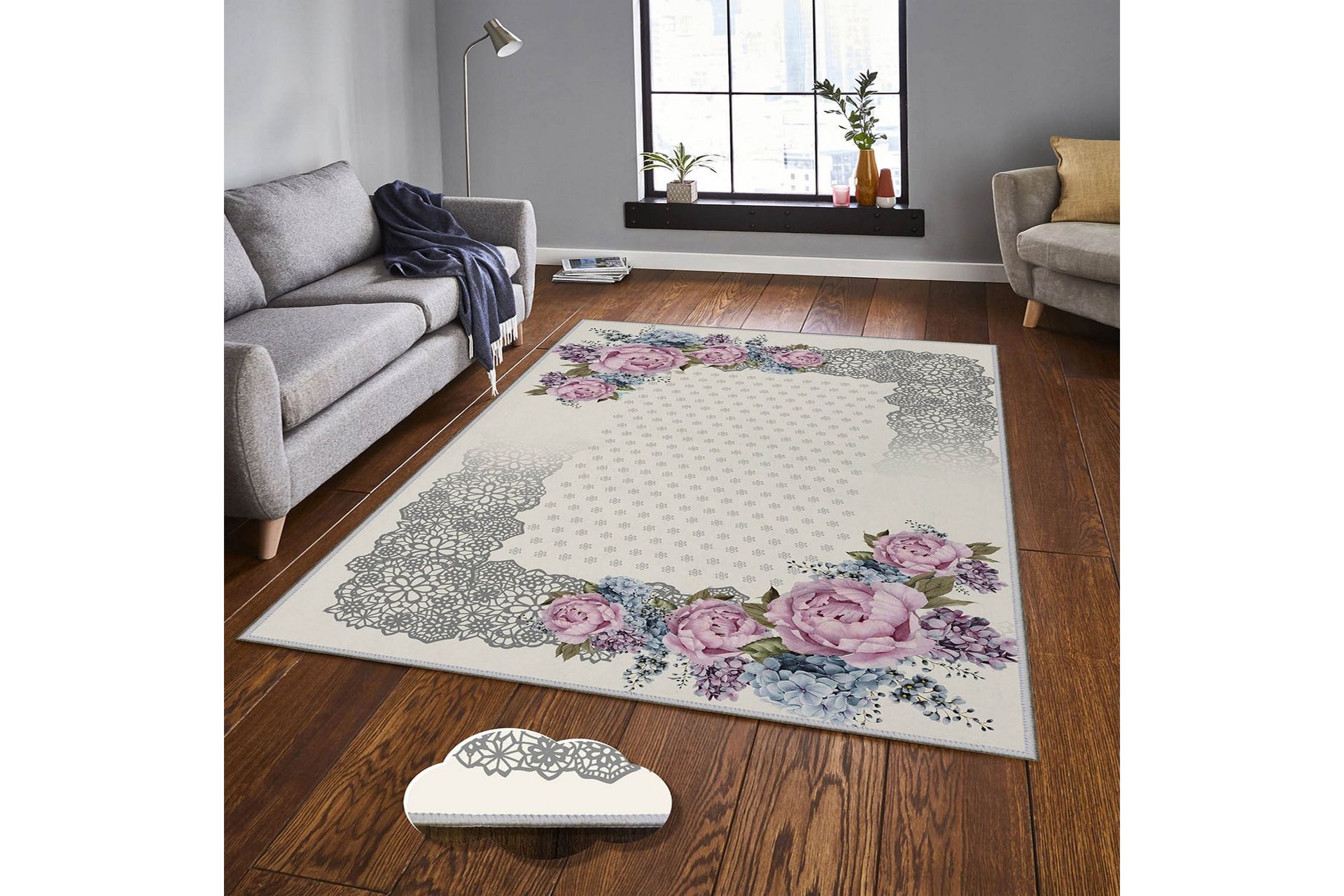 Homefesto Matto 80x150 cm - Monivärinen - Kodintekstiilit & matot - Matto - Itämainen matto - Persialainen matto