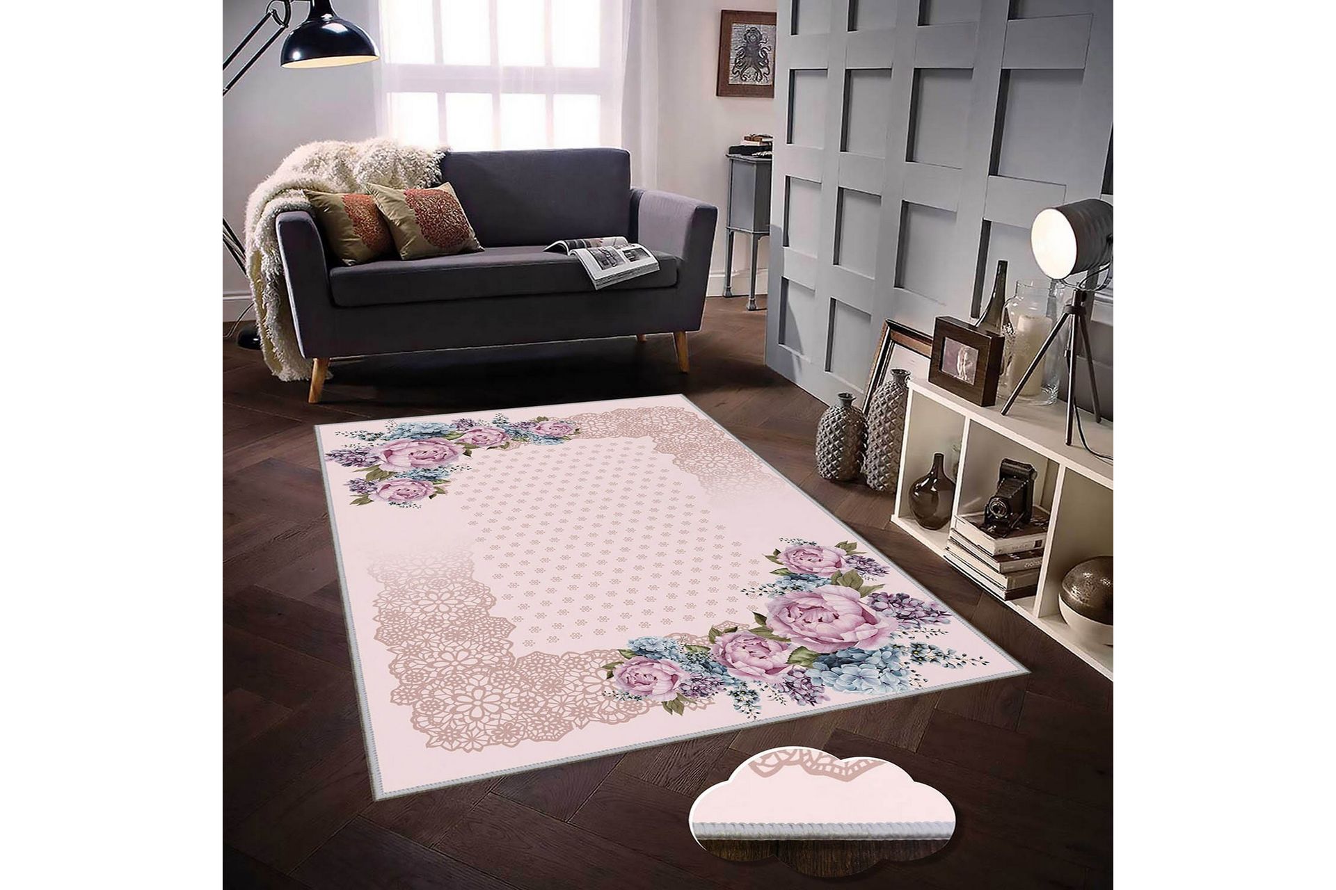 Homefesto Matto 80x150 cm - Monivärinen - Kodintekstiilit & matot - Matto - Itämainen matto - Persialainen matto