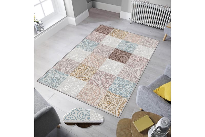 Homefesto Matto 80x150 cm - Monivärinen - Kodintekstiilit & matot - Matto - Itämainen matto - Persialainen matto