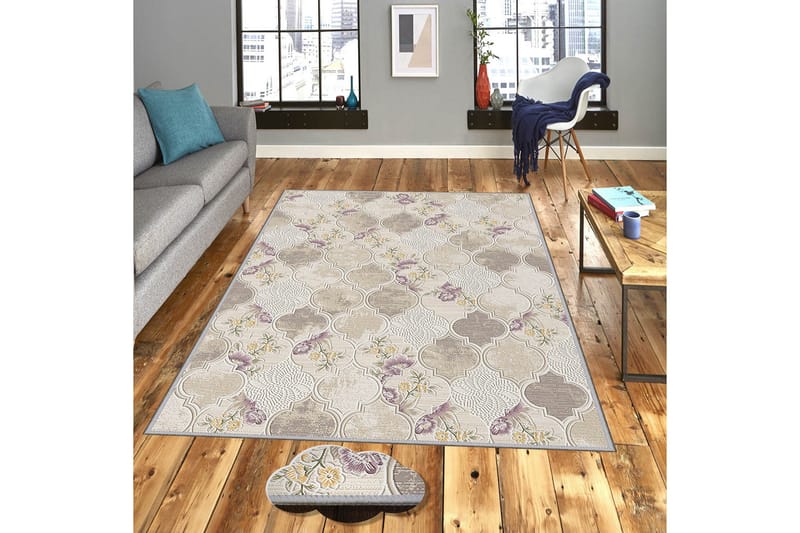 Homefesto Matto 80x150 cm - Monivärinen - Kodintekstiilit & matot - Matto - Itämainen matto - Persialainen matto