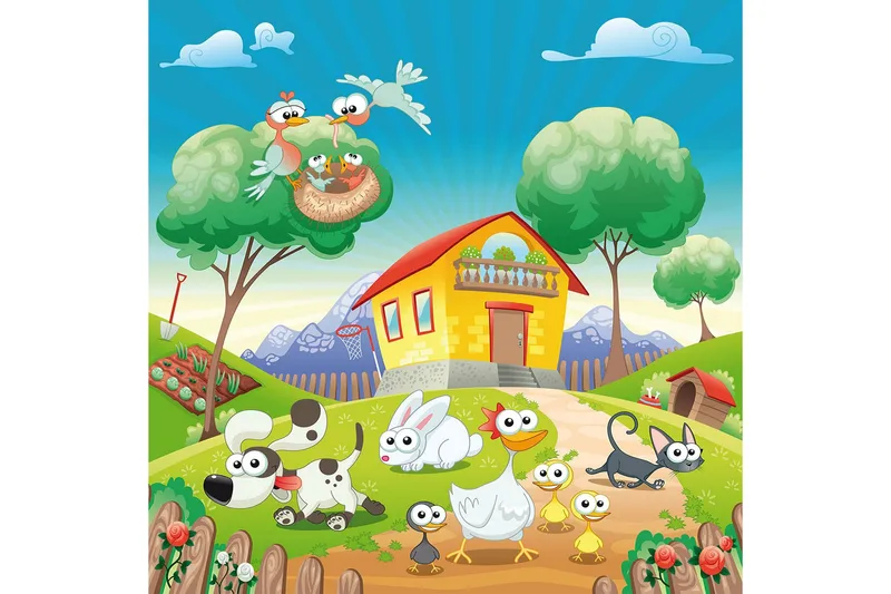 Homefesto Matto 80x150 cm, Monivärinen