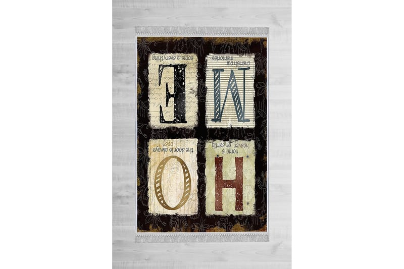 Homefesto Matto 80x150 cm - Monivärinen/Sametti - Kodintekstiilit & matot - Matto - Itämainen matto - Persialainen matto