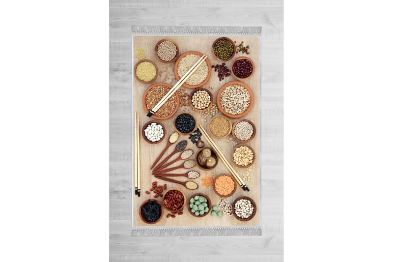 Homefesto Matto 80x150 cm, Monivärinen/Sametti