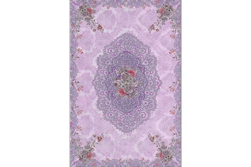 Homefesto Matto 80x150 cm, Monivärinen/Sametti