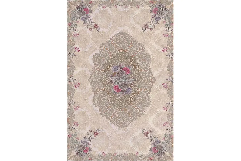 Homefesto Matto 80x150 cm - Monivärinen/Sametti - Kodintekstiilit & matot - Matto - Itämainen matto - Persialainen matto