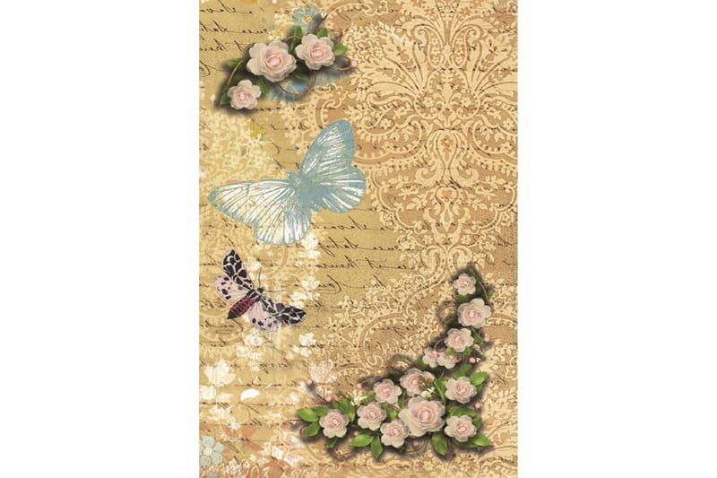 Homefesto Matto 80x150 cm - Monivärinen/Sametti - Kodintekstiilit & matot - Matto - Itämainen matto - Persialainen matto