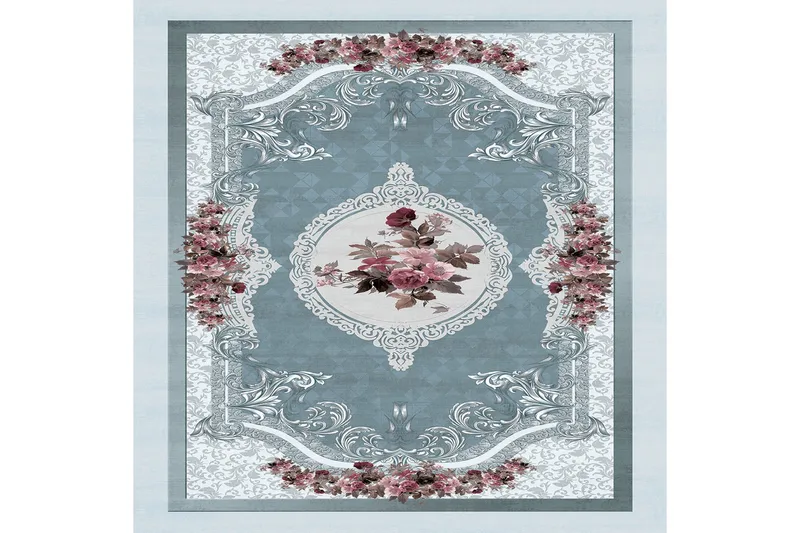 Homefesto Matto 80x200 cm - Monivärinen - Kodintekstiilit & matot - Matto - Itämainen matto - Persialainen matto