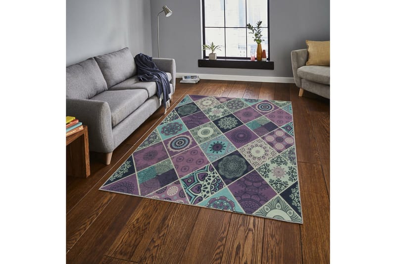 Homefesto Matto 80x200 cm - Monivärinen - Kodintekstiilit & matot - Matto - Itämainen matto - Persialainen matto