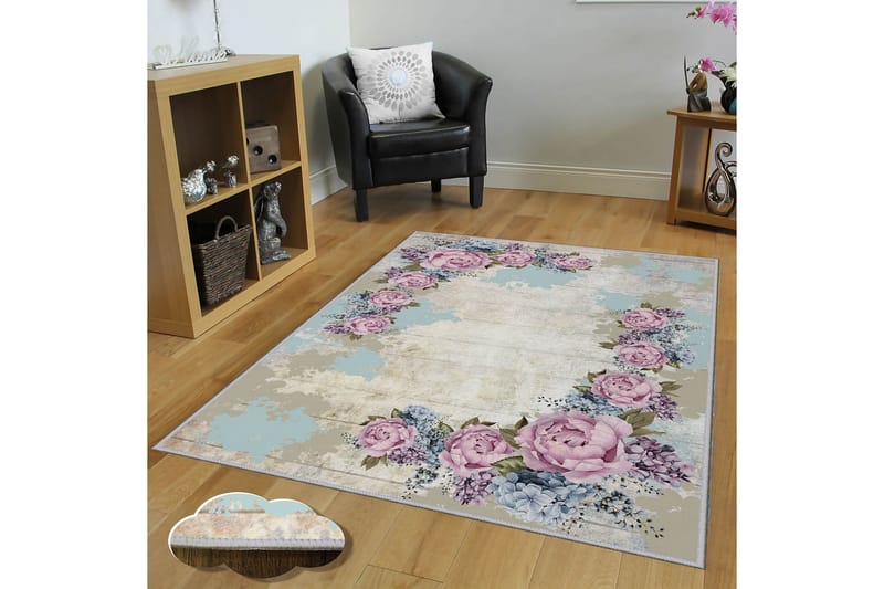 Homefesto Matto 80x200 cm - Monivärinen - Kodintekstiilit & matot - Matto - Itämainen matto - Persialainen matto