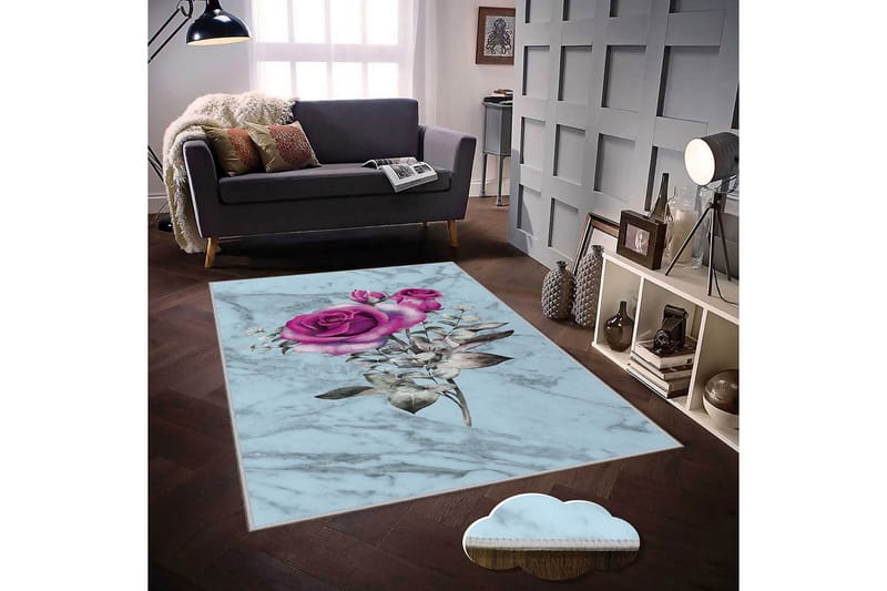 Homefesto Matto 80x200 cm - Monivärinen - Kodintekstiilit & matot - Matto - Itämainen matto - Persialainen matto