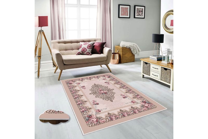 Homefesto Matto 80x200 cm - Monivärinen - Kodintekstiilit & matot - Matto - Itämainen matto - Persialainen matto
