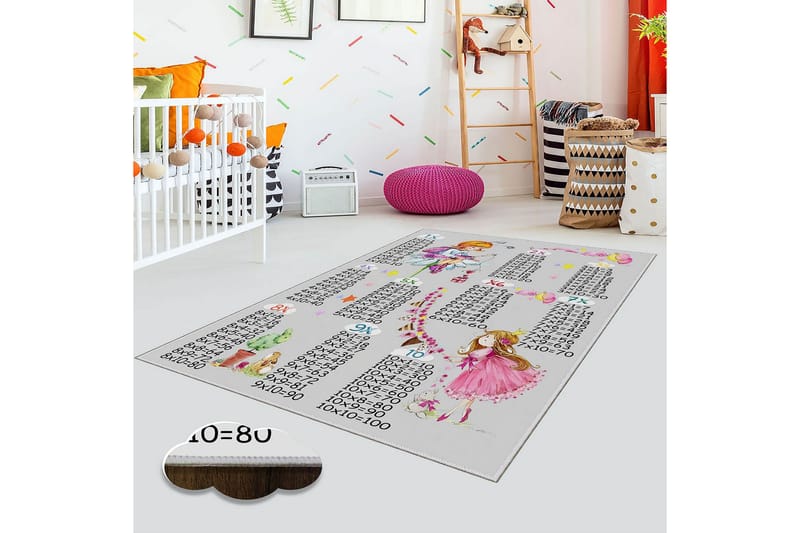 Homefesto Matto 80x200 cm - Monivärinen - Kodintekstiilit & matot - Matto - Itämainen matto - Persialainen matto