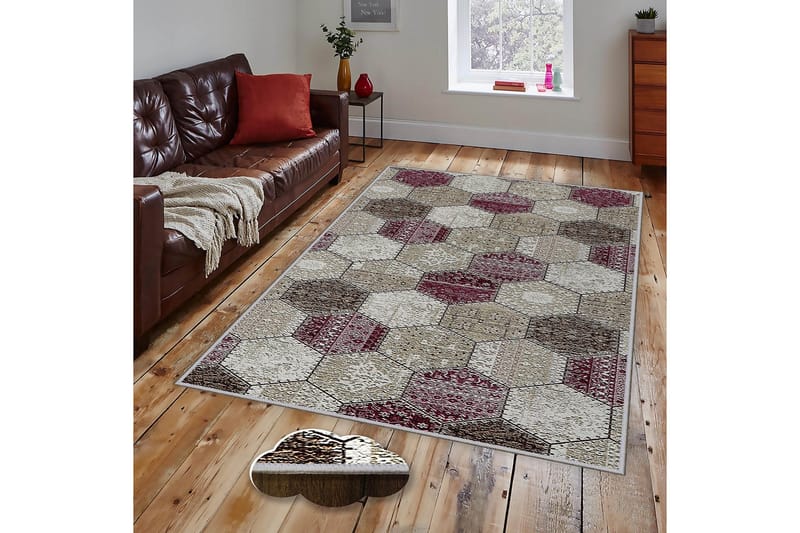 Homefesto Matto 80x200 cm - Monivärinen - Kodintekstiilit & matot - Matto - Itämainen matto - Persialainen matto