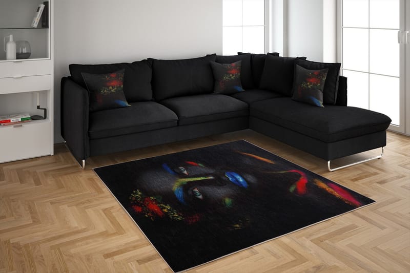 Homefesto Matto 80x200 cm - Monivärinen - Kodintekstiilit & matot - Matto - Itämainen matto - Persialainen matto
