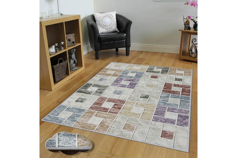 Homefesto Matto 80x200 cm, Monivärinen