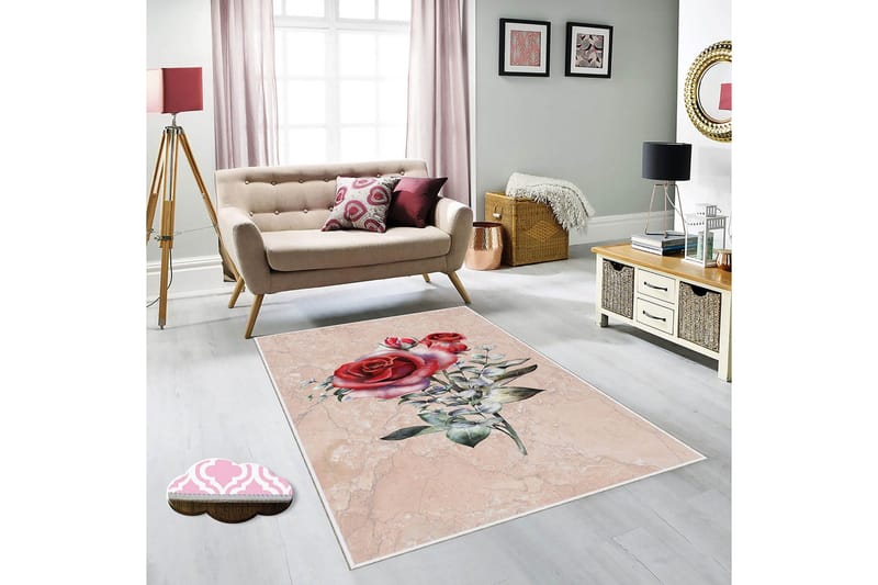 Homefesto Matto 80x200 cm - Monivärinen - Kodintekstiilit & matot - Matto - Itämainen matto - Persialainen matto