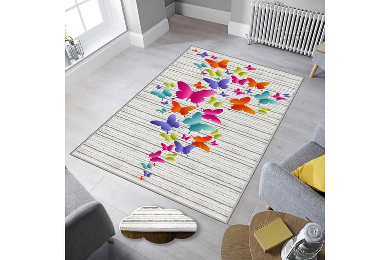 Homefesto Matto 80x200 cm - Monivärinen - Kodintekstiilit & matot - Matto - Itämainen matto - Persialainen matto