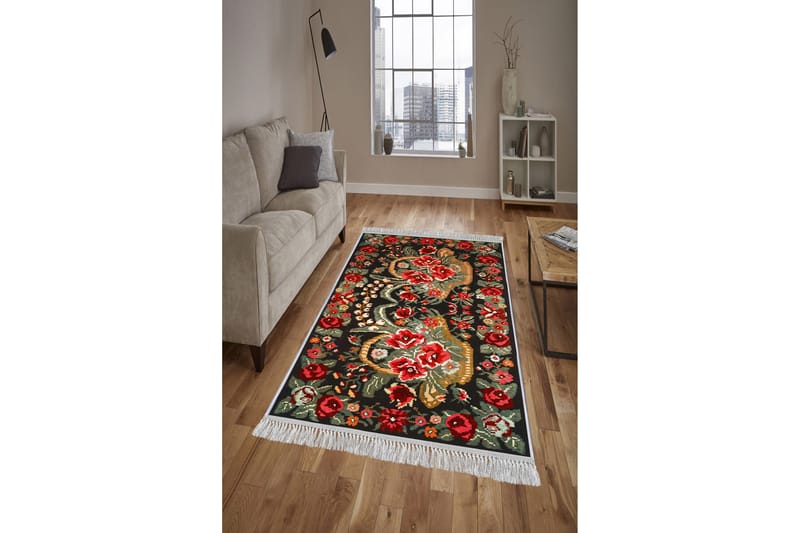 Homefesto Matto 80x200 cm - Monivärinen/Sametti - Kodintekstiilit & matot - Matto - Itämainen matto - Persialainen matto