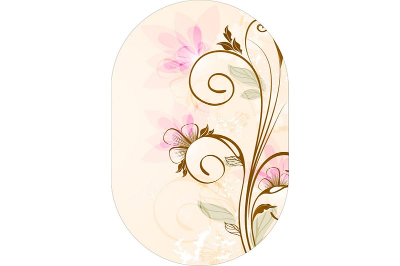 Homefesto Matto 80x200 cm, Monivärinen/Sametti