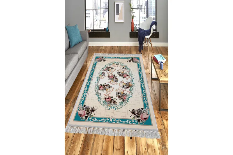 Homefesto Matto 80x200 cm, Monivärinen/Sametti