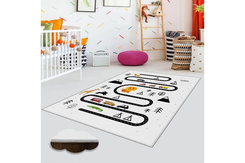 Homefesto Matto 80x300 cm - Monivärinen - Kodintekstiilit & matot - Matto - Itämainen matto - Persialainen matto
