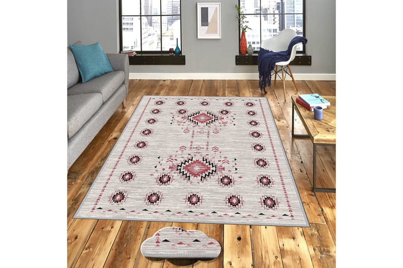 Homefesto Matto 80x300 cm - Monivärinen - Kodintekstiilit & matot - Matto - Itämainen matto - Persialainen matto