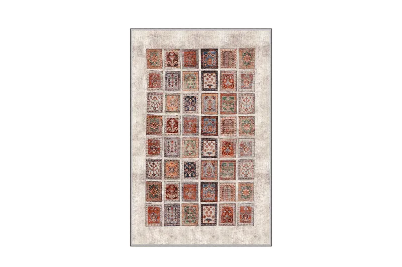 Homefesto Matto 80x300 cm - Monivärinen - Kodintekstiilit & matot - Matto - Itämainen matto - Persialainen matto