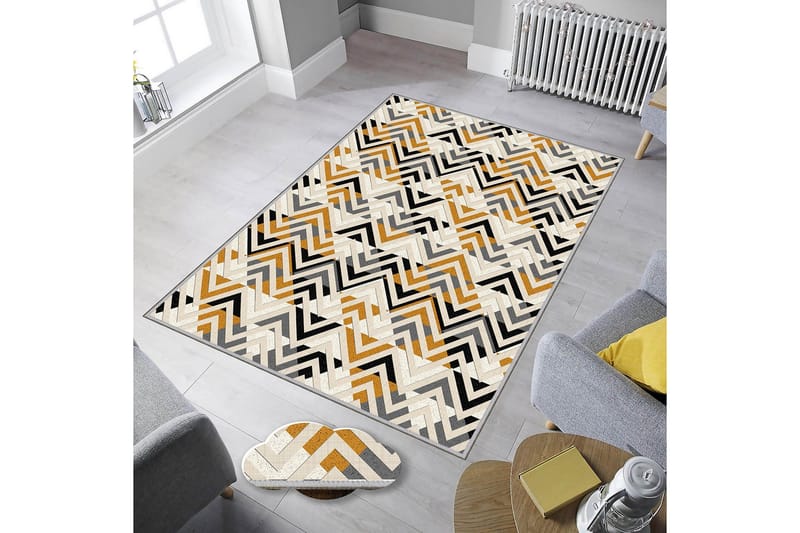 Homefesto Matto 80x300 cm - Monivärinen - Kodintekstiilit & matot - Matto - Itämainen matto - Persialainen matto