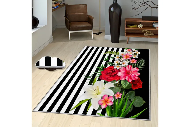 Homefesto Matto 80x300 cm, Monivärinen