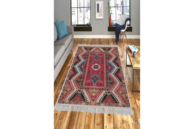 Homefesto Matto 80x300 cm - Monivärinen/Sametti - Kodintekstiilit & matot - Matto - Itämainen matto - Persialainen matto